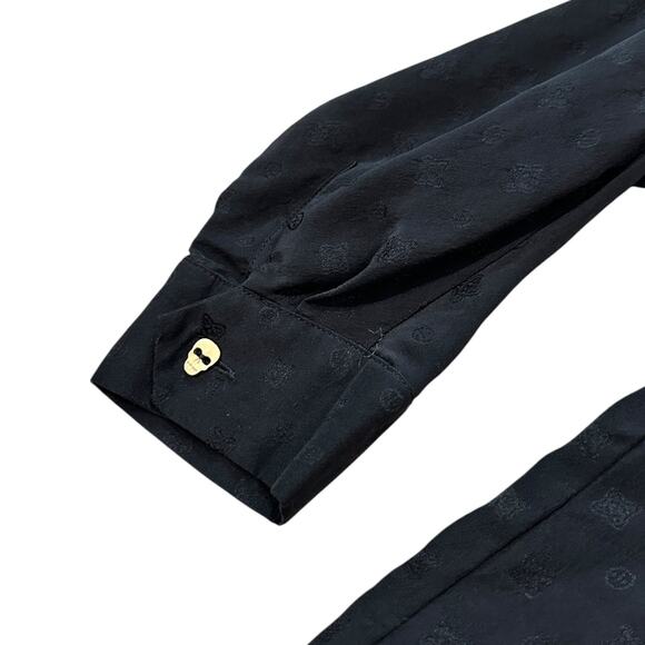 Zadig & Voltaire Tink Jacquard Motif Silk Blouse - Picture 5 of 8